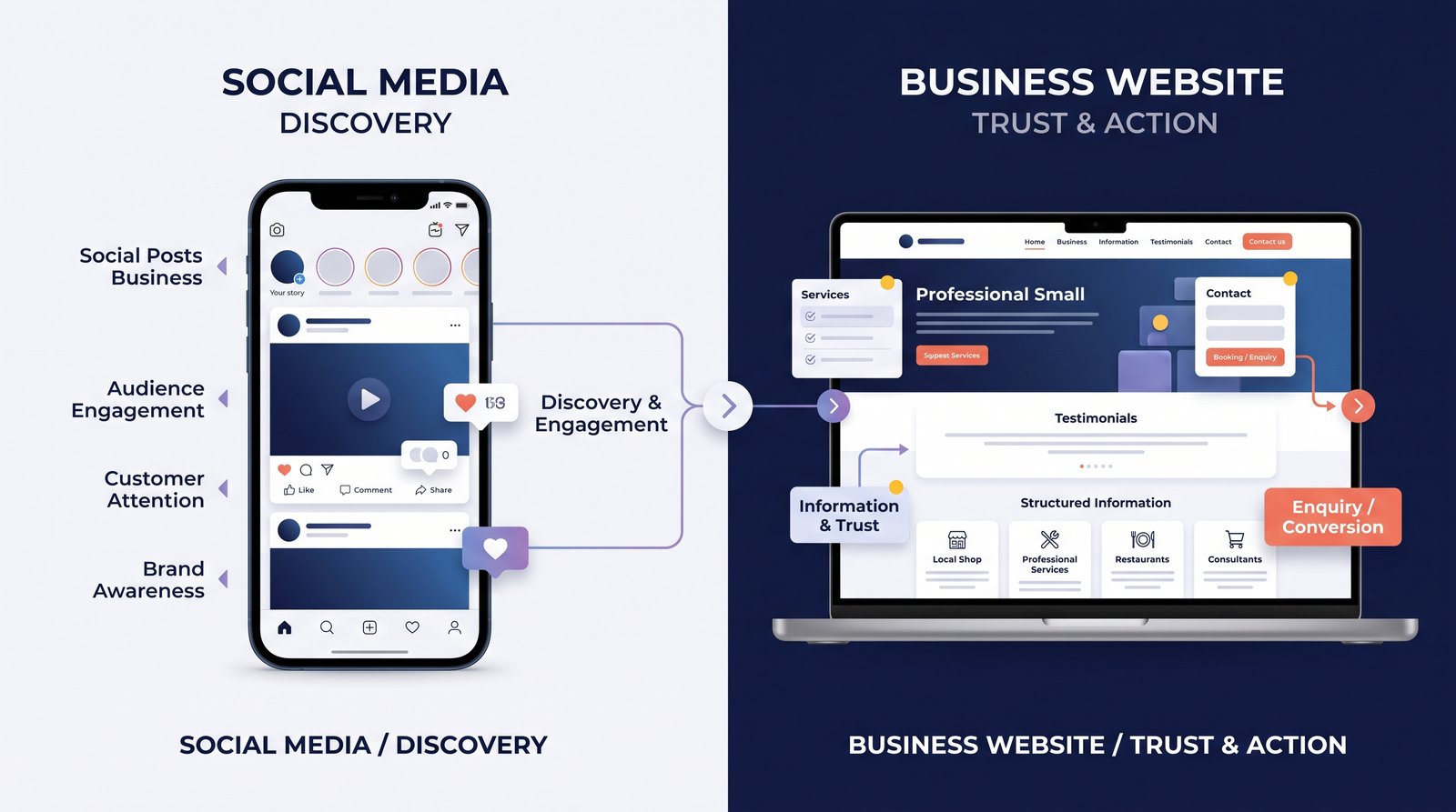 Website vs Social Media: What Should a Small Business Invest In First?